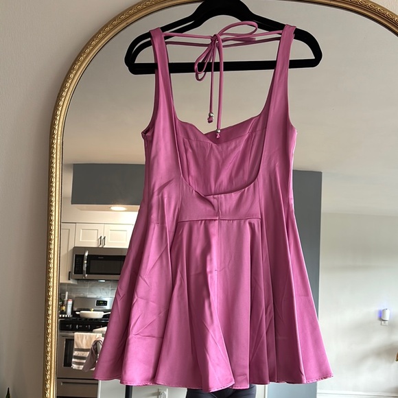 Free People Pink Backless Dress - Picture 2 of 4